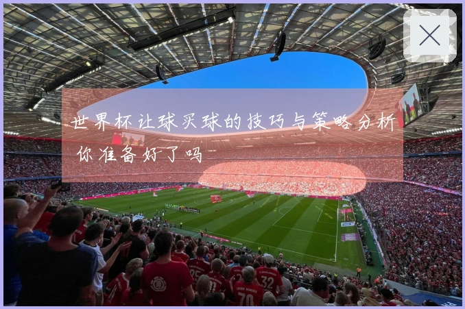 世界杯让球买球的技巧与策略分析 你准备好了吗